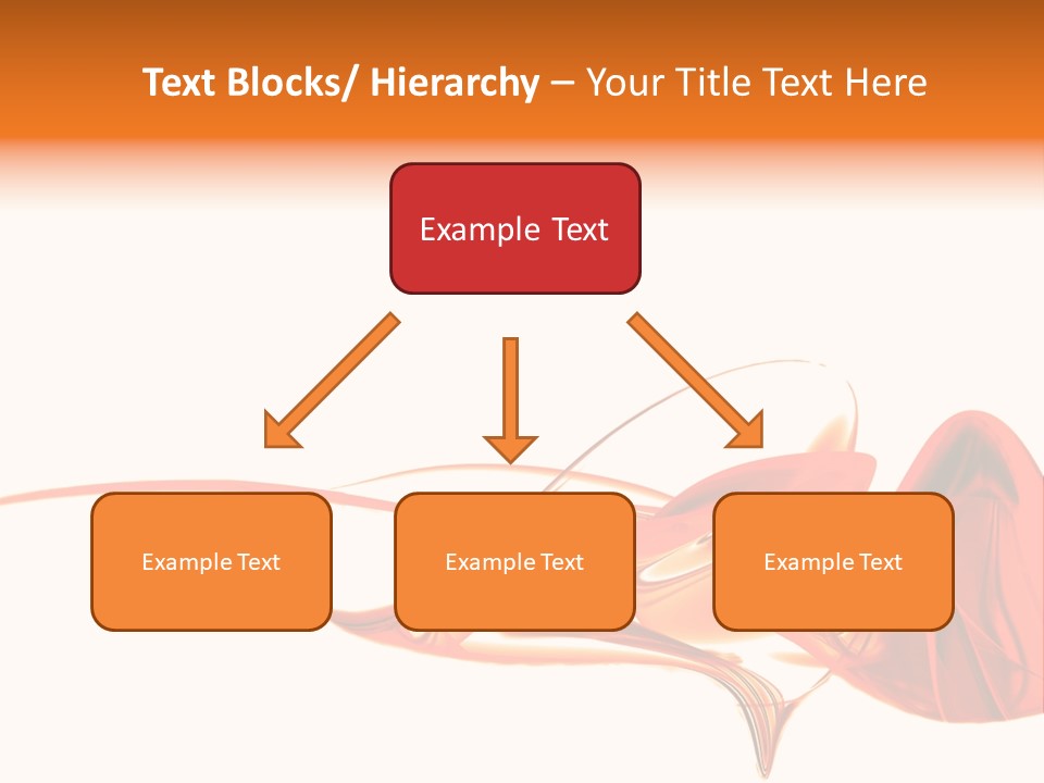 A Red Abstract Design With A White Background PowerPoint Template