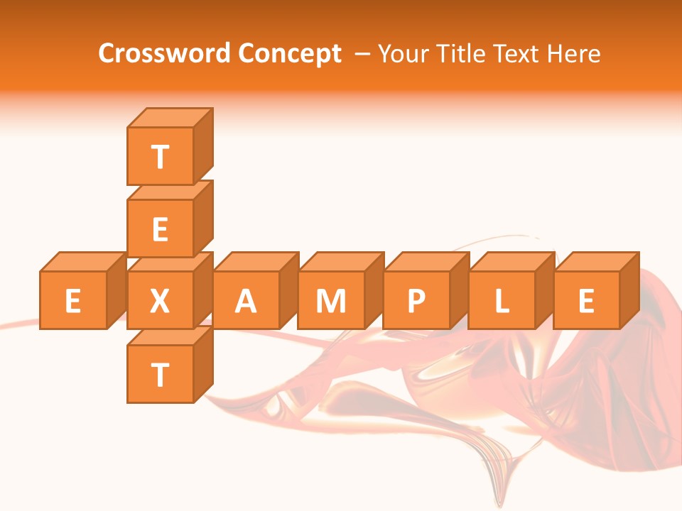 A Red Abstract Design With A White Background PowerPoint Template