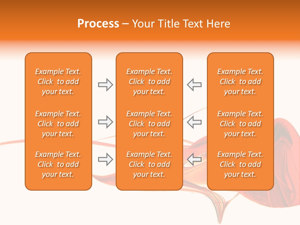 A Red Abstract Design With A White Background PowerPoint Template