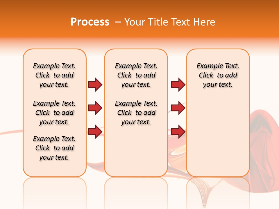 A Red Abstract Design With A White Background PowerPoint Template