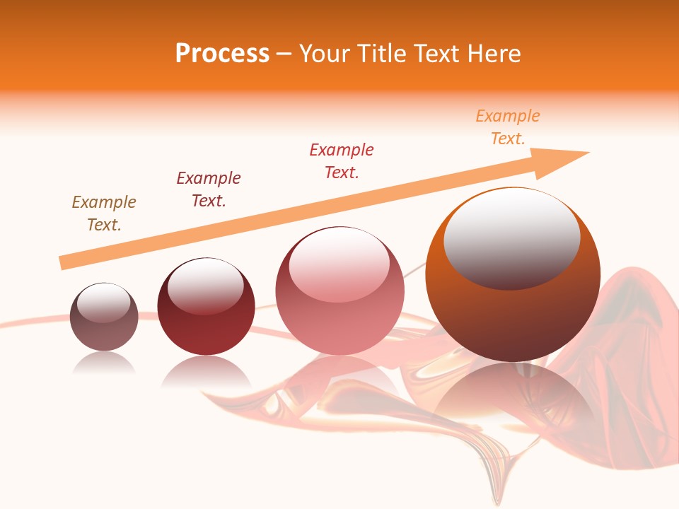 A Red Abstract Design With A White Background PowerPoint Template