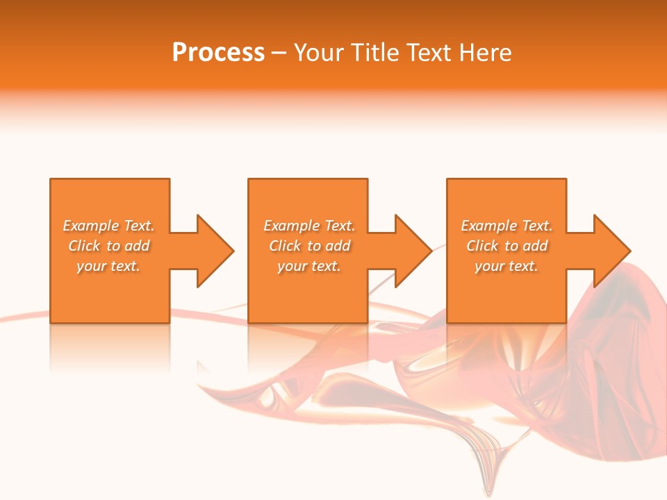 A Red Abstract Design With A White Background PowerPoint Template