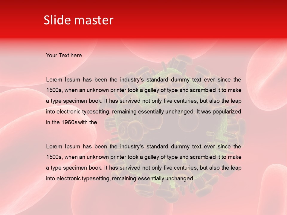 Hiv Virus PowerPoint Template