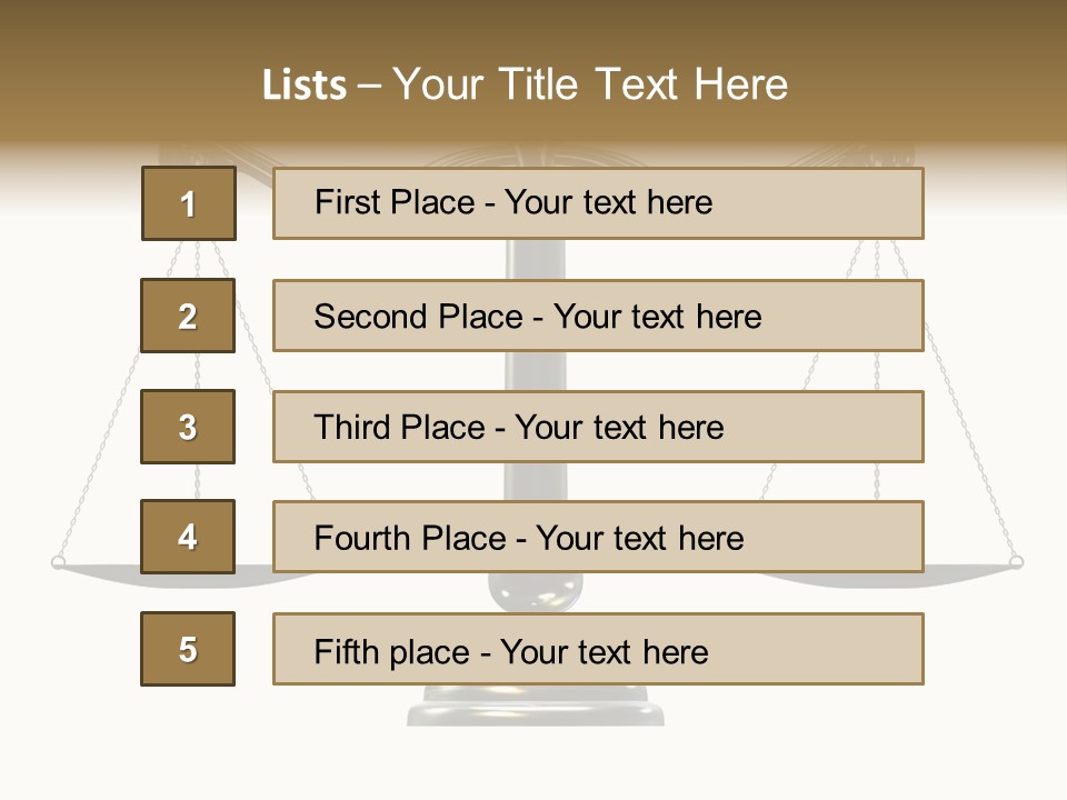 Silver Scale PowerPoint Template