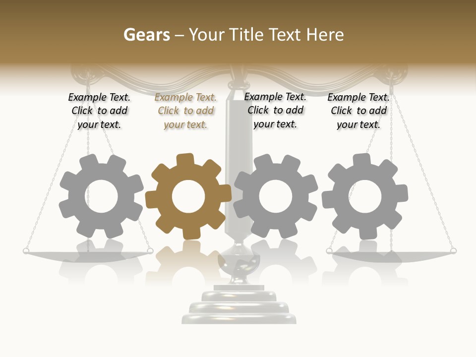 Silver Scale PowerPoint Template