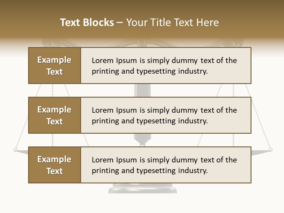 Silver Scale PowerPoint Template