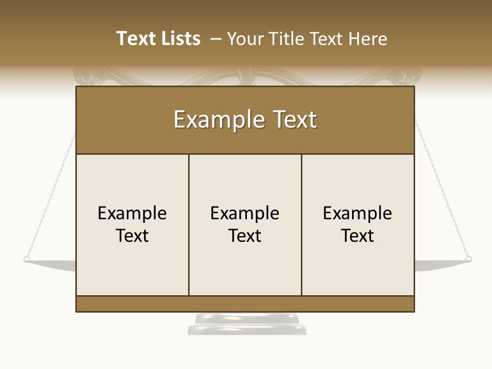 Silver Scale PowerPoint Template
