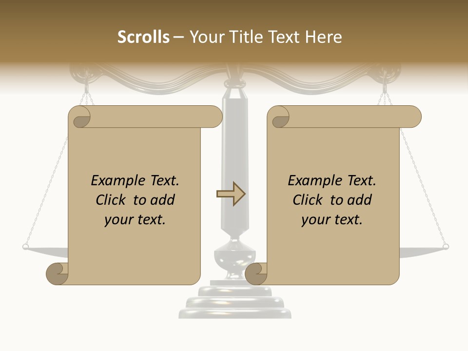 Silver Scale PowerPoint Template