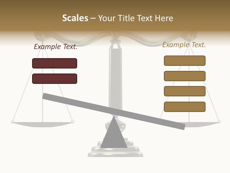 Silver Scale PowerPoint Template