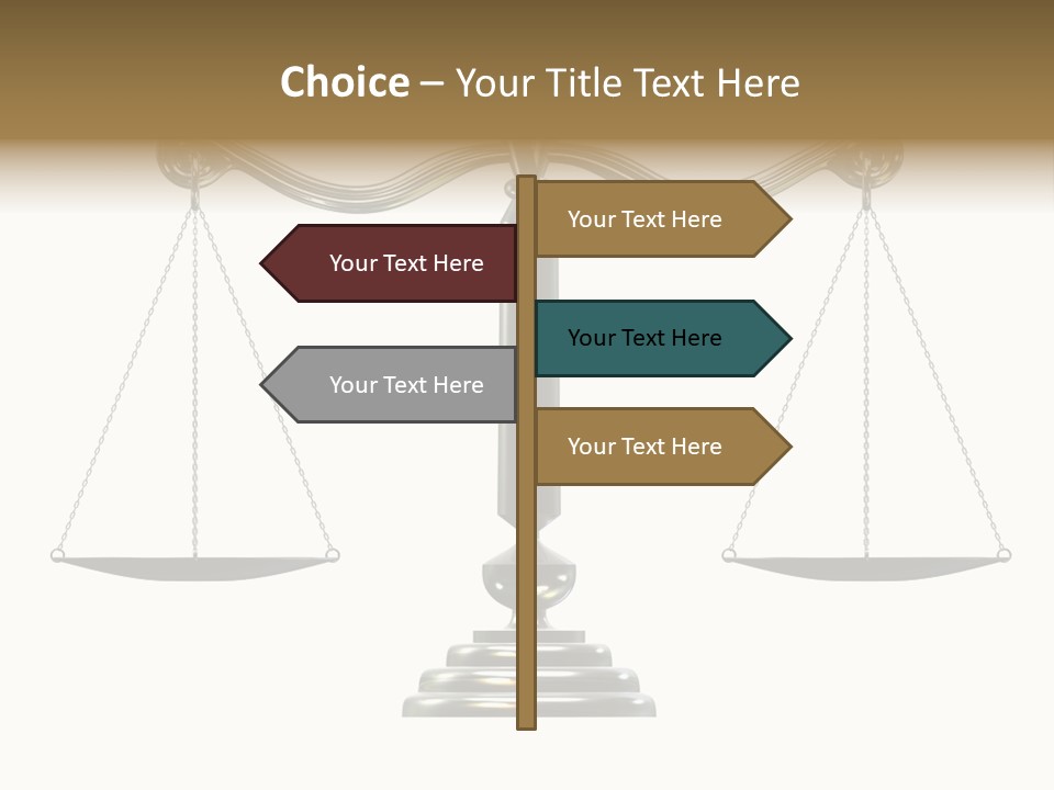 Silver Scale PowerPoint Template