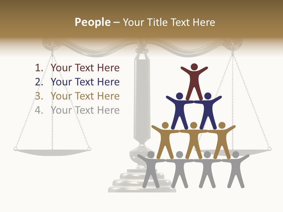 Silver Scale PowerPoint Template