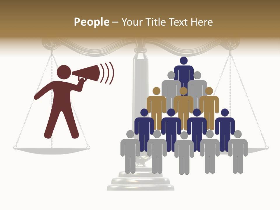 Silver Scale PowerPoint Template