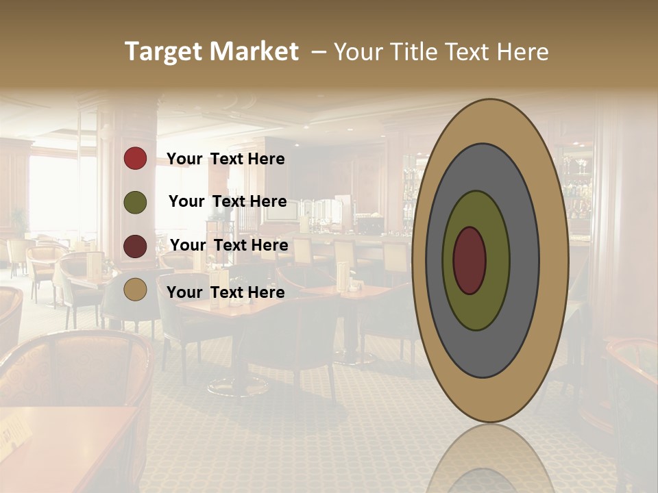 Elegant And Luxurious Restaurant/Bar Interior PowerPoint Template