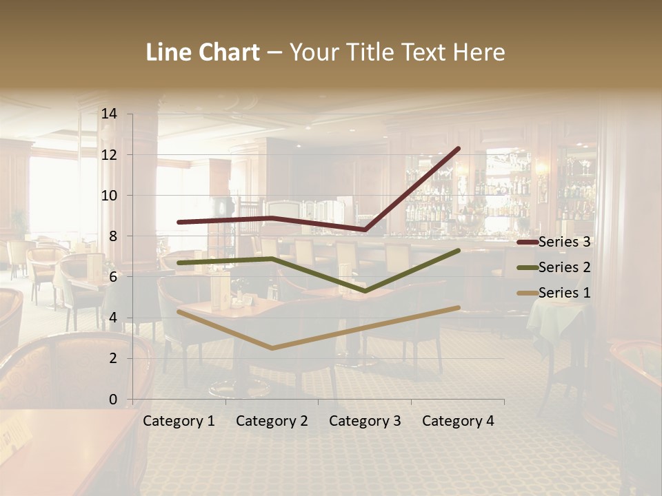 Elegant And Luxurious Restaurant/Bar Interior PowerPoint Template