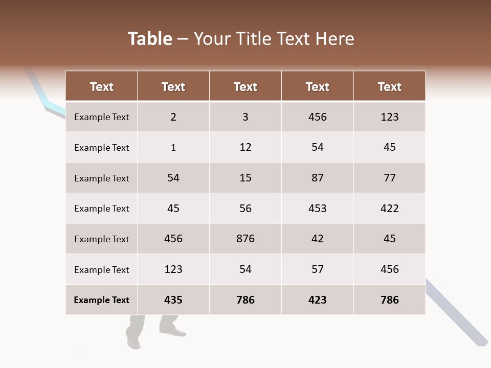 Young Modern Businessman Portrait Shot In Studio Over White Background - Pushing 3D Graphic Arrow Upwards PowerPoint Template