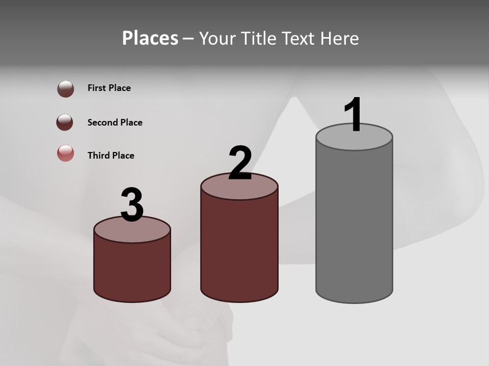 Bulldog Drinking From Swimming Pool PowerPoint Template