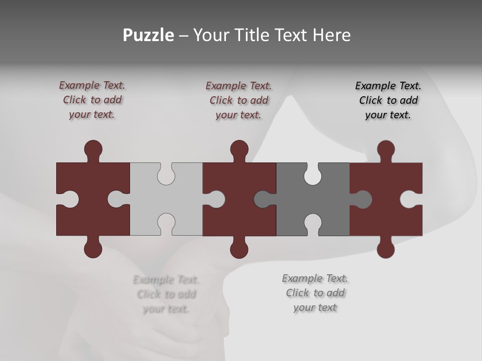 Bulldog Drinking From Swimming Pool PowerPoint Template