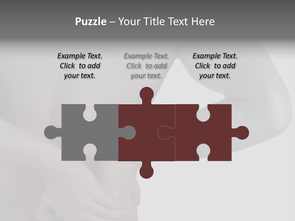 Bulldog Drinking From Swimming Pool PowerPoint Template