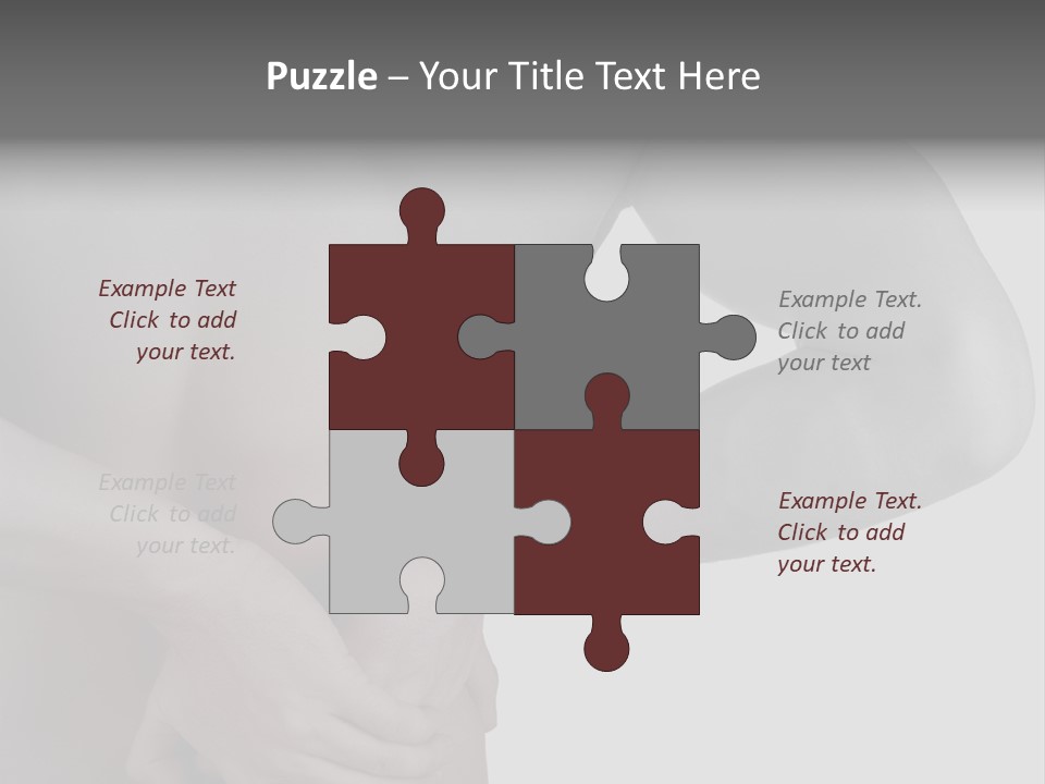 Bulldog Drinking From Swimming Pool PowerPoint Template