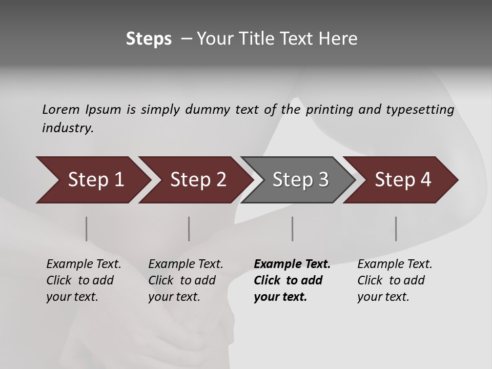 Bulldog Drinking From Swimming Pool PowerPoint Template