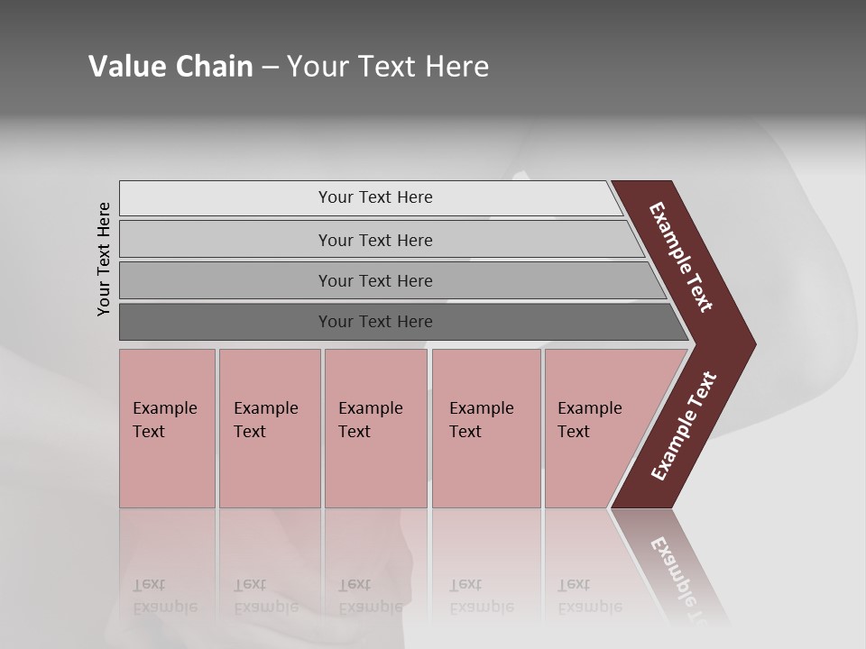 Bulldog Drinking From Swimming Pool PowerPoint Template