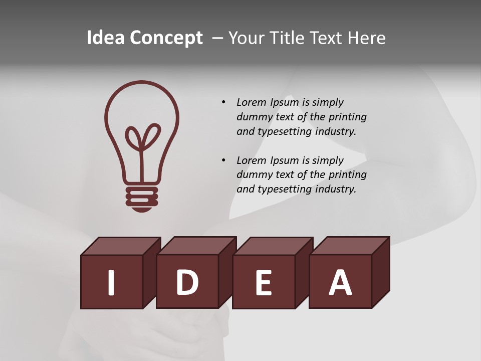 Bulldog Drinking From Swimming Pool PowerPoint Template