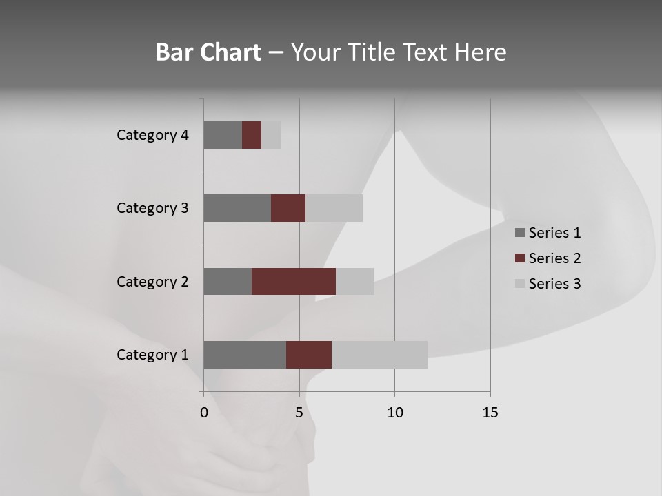 Bulldog Drinking From Swimming Pool PowerPoint Template