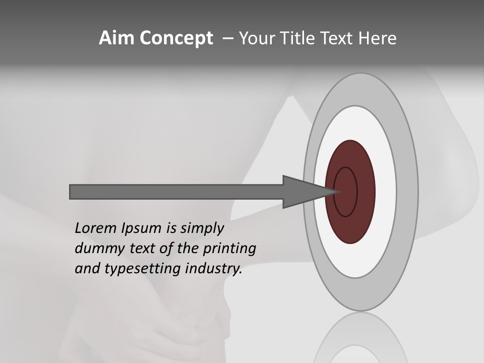 Bulldog Drinking From Swimming Pool PowerPoint Template