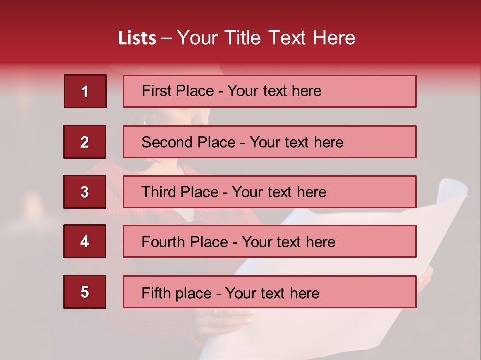 A Attractive Young Person Engineer Studying Planes PowerPoint Template