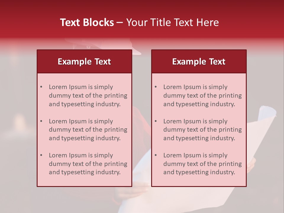 A Attractive Young Person Engineer Studying Planes PowerPoint Template