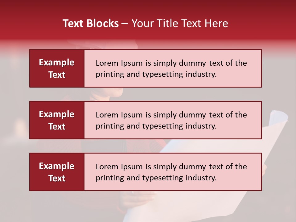 A Attractive Young Person Engineer Studying Planes PowerPoint Template