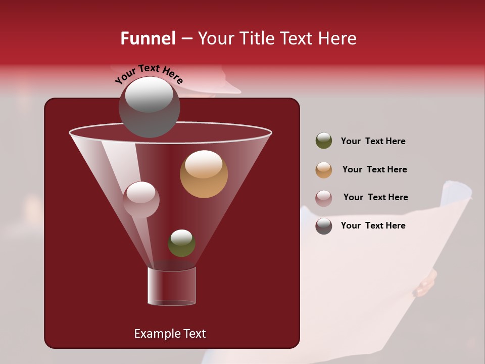 A Attractive Young Person Engineer Studying Planes PowerPoint Template