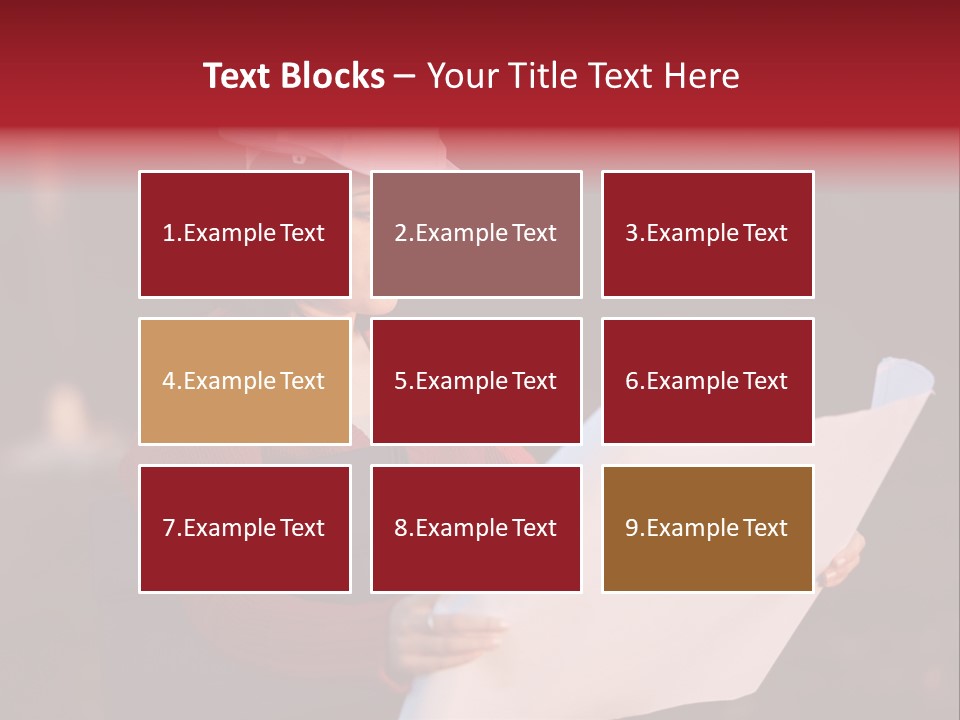 A Attractive Young Person Engineer Studying Planes PowerPoint Template