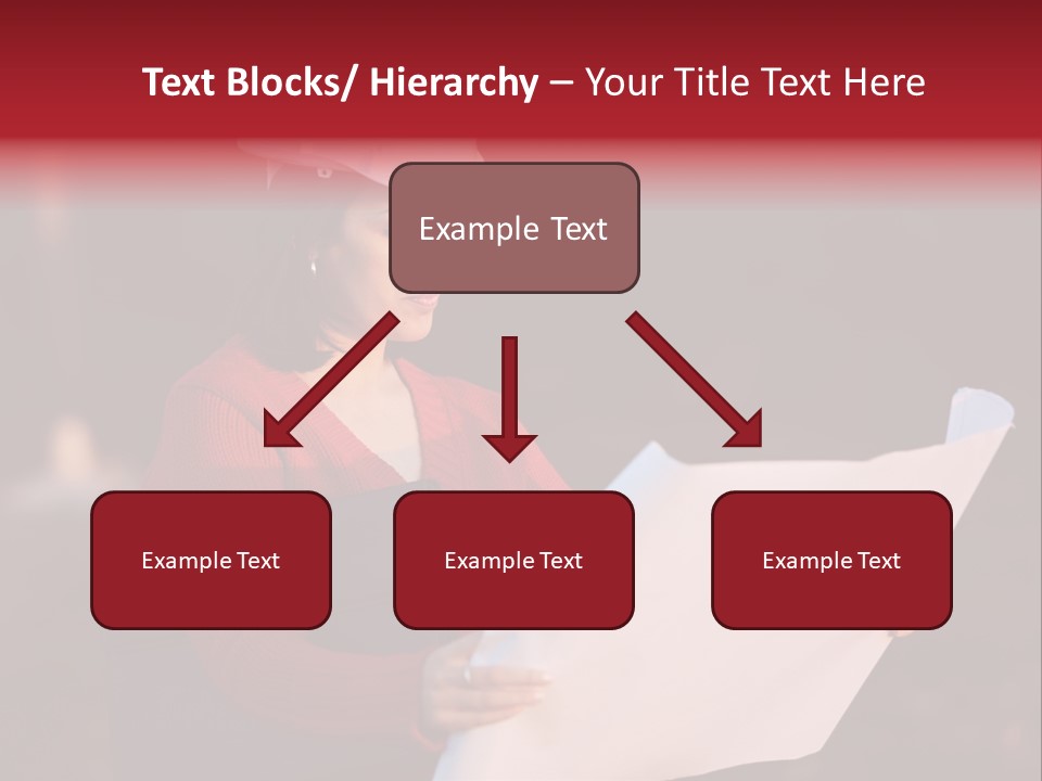 A Attractive Young Person Engineer Studying Planes PowerPoint Template