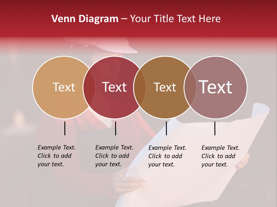 A Attractive Young Person Engineer Studying Planes PowerPoint Template