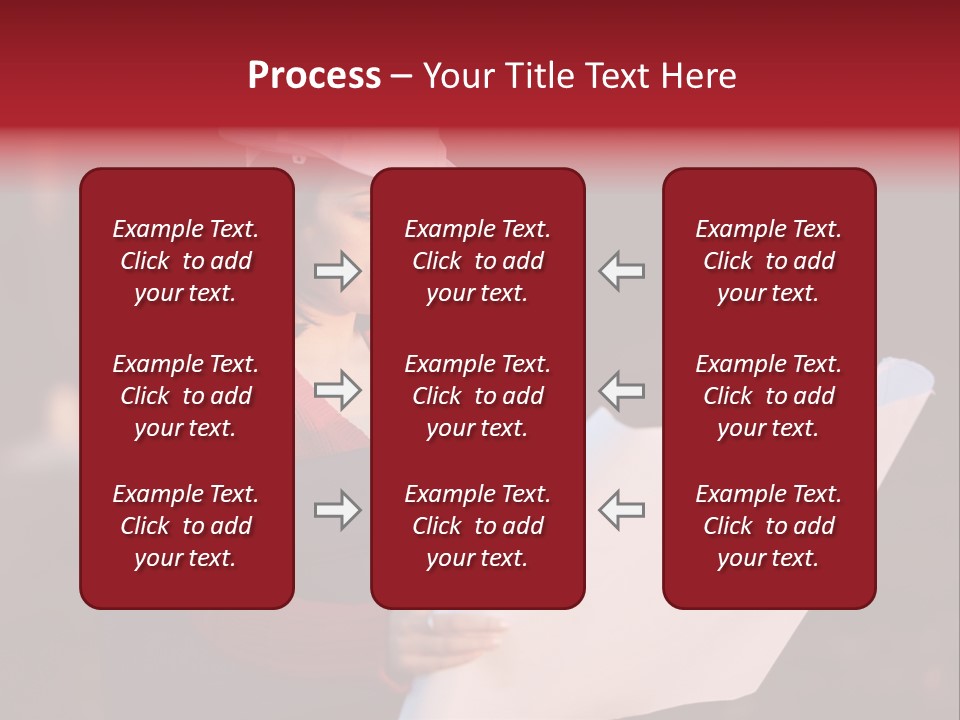 A Attractive Young Person Engineer Studying Planes PowerPoint Template