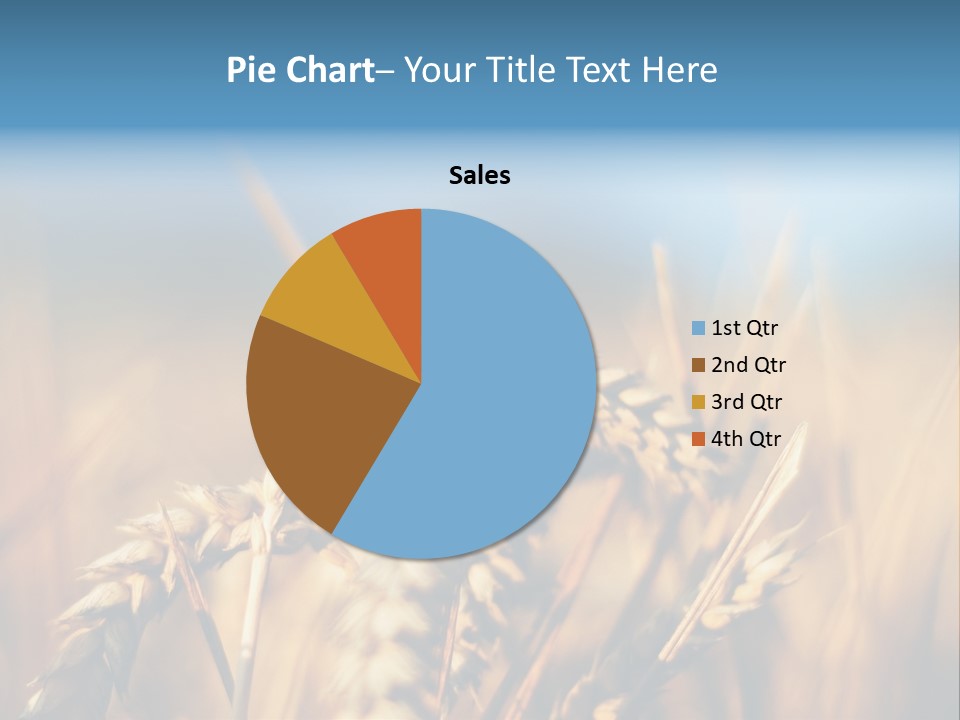 Wheat Closeup PowerPoint Template