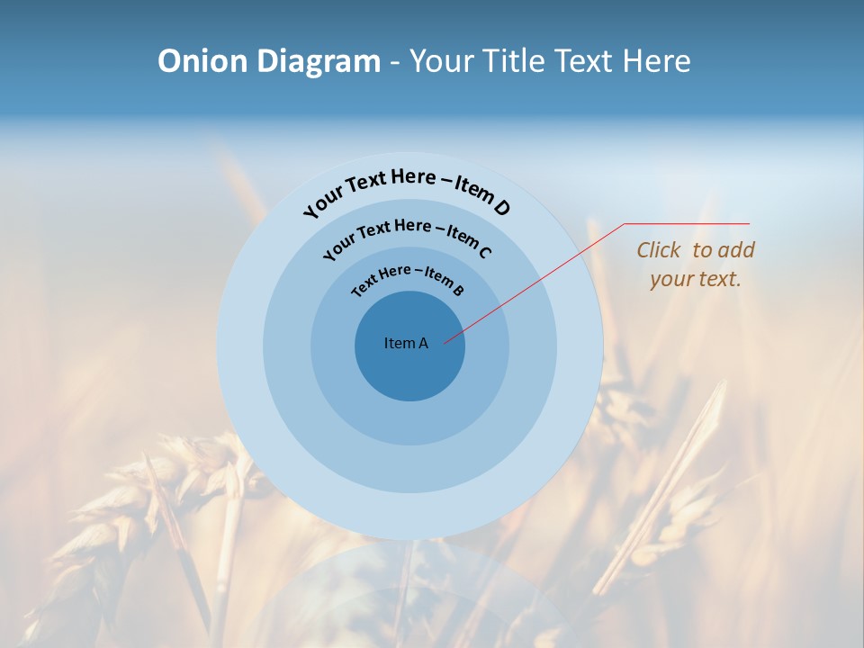 Wheat Closeup PowerPoint Template