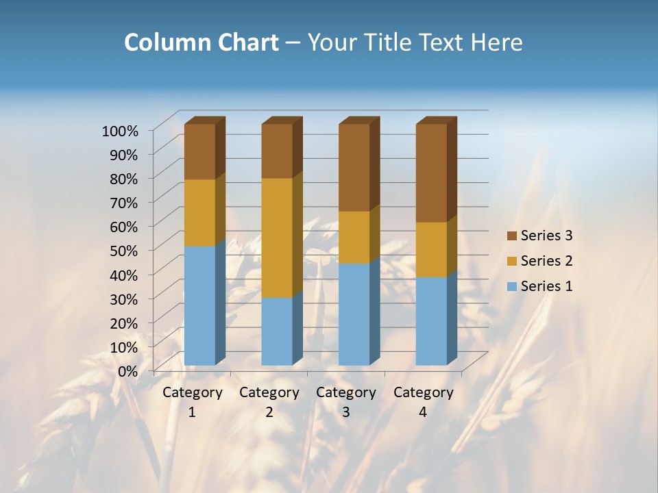 Wheat Closeup PowerPoint Template