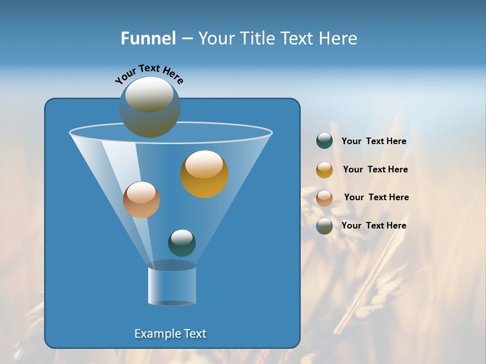 Wheat Closeup PowerPoint Template