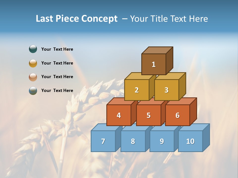 Wheat Closeup PowerPoint Template