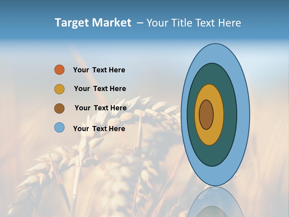 Wheat Closeup PowerPoint Template