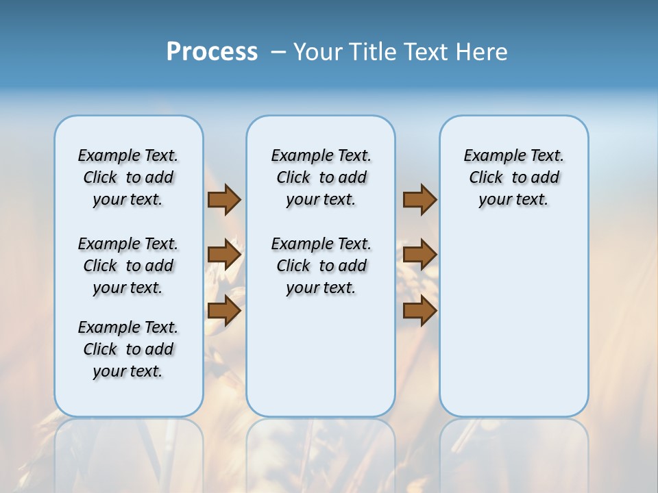 Wheat Closeup PowerPoint Template