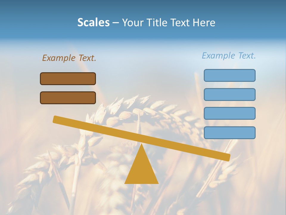 Wheat Closeup PowerPoint Template