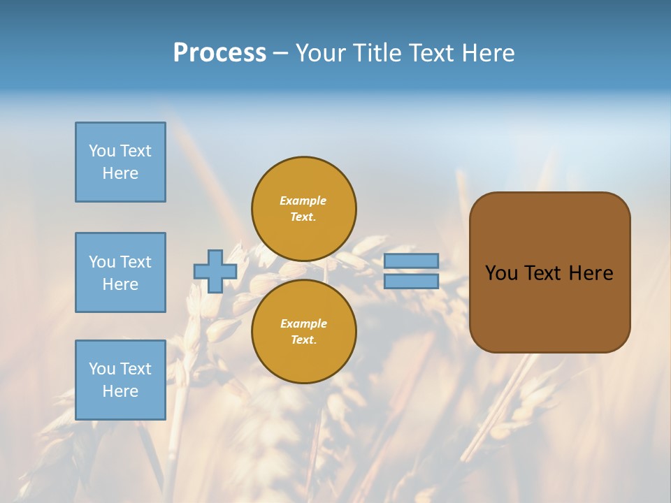 Wheat Closeup PowerPoint Template