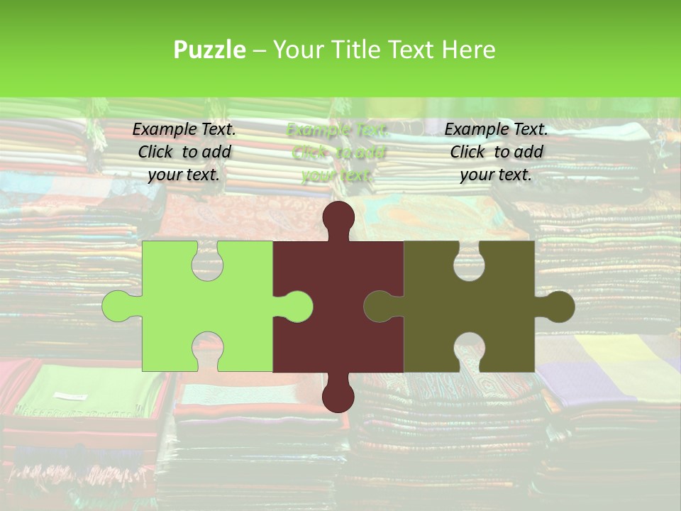 Fashion Shop (Bazaar In Turkey) PowerPoint Template