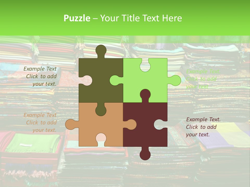 Fashion Shop (Bazaar In Turkey) PowerPoint Template