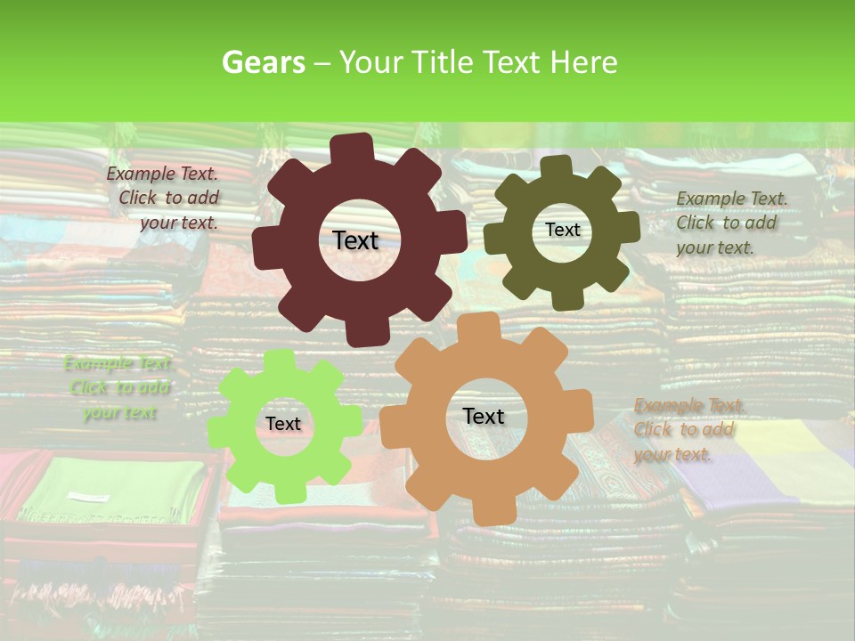 Fashion Shop (Bazaar In Turkey) PowerPoint Template