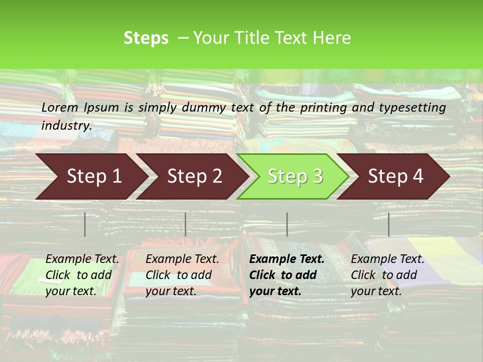 Fashion Shop (Bazaar In Turkey) PowerPoint Template