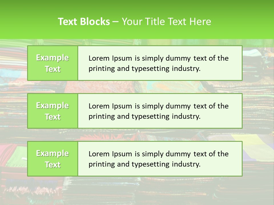 Fashion Shop (Bazaar In Turkey) PowerPoint Template